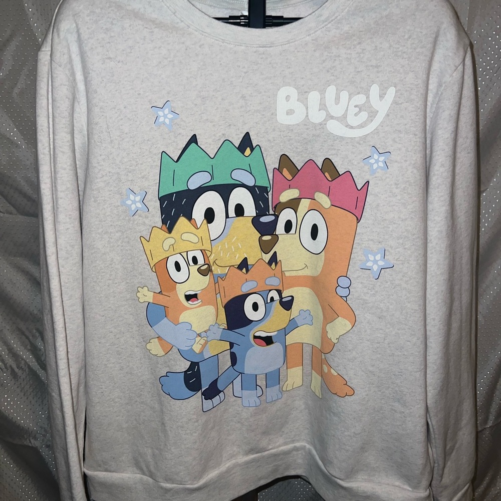 Bluey Women's Crew Neck Sweater - Cream